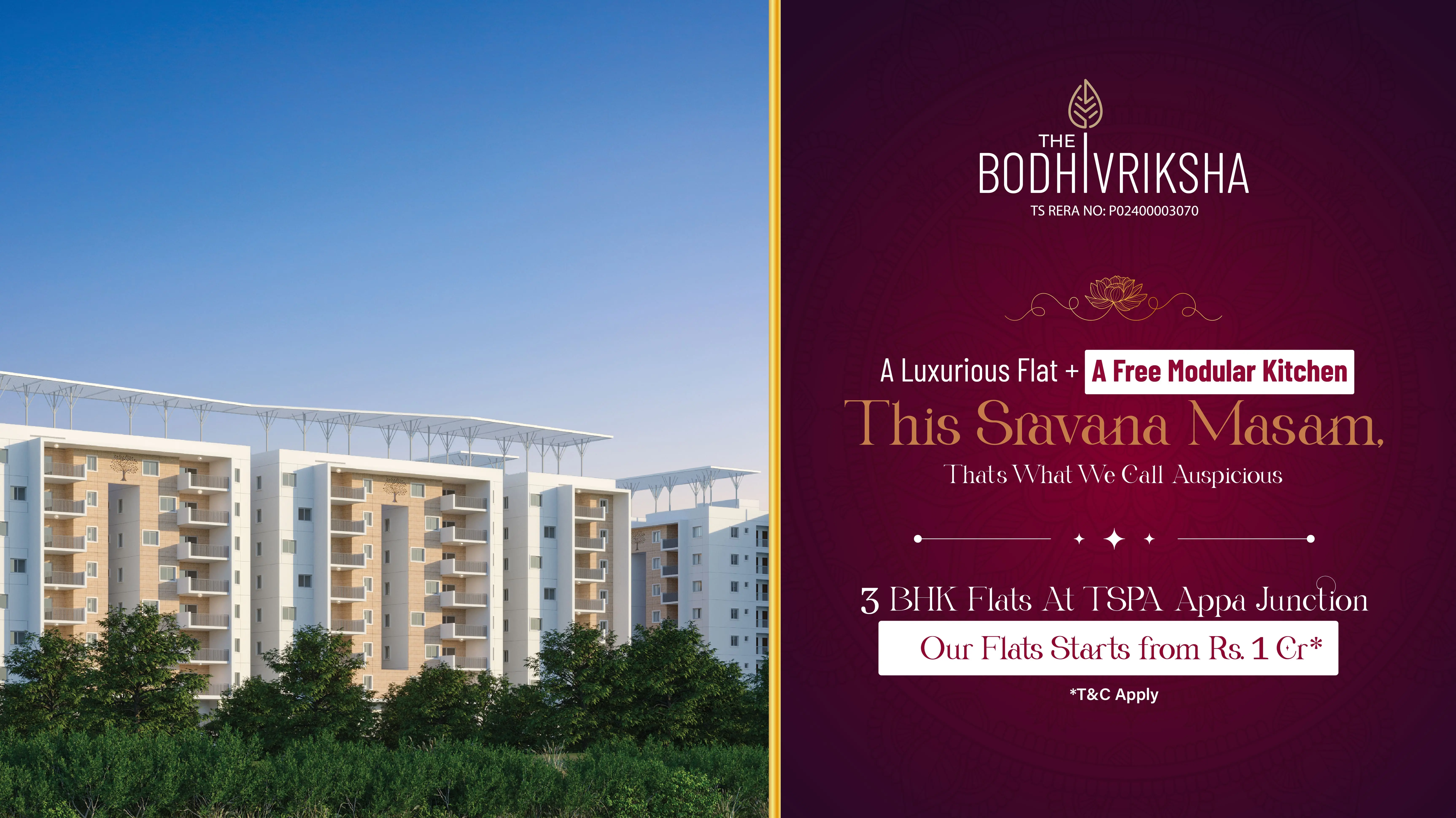 Layout of Gated community apartments in TSPA Appa junction | Shantasriram Constructions