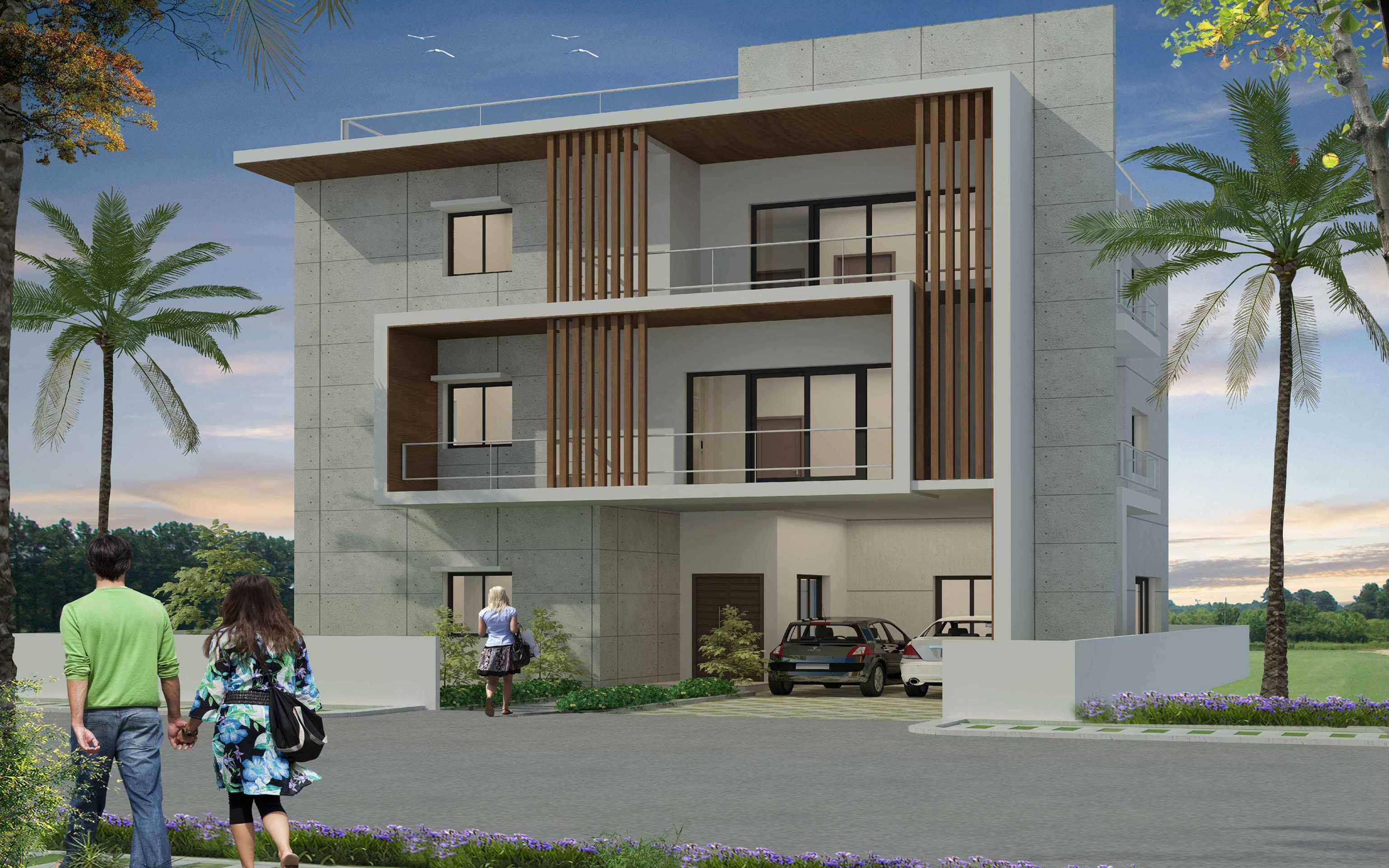 3 and 4bhk gated community villas in kismatpur
